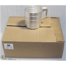 CASE OF 6- 0.5 QT DRY INGREDIENT MEASURE