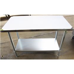 NEW ICB STAINLESS STEEL PREP TABLE 48"X24"X34"