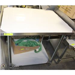 STAINLESS WORK TABLE 30"X36" NEW