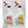 Image 1 : 2 BOTTLES OF NATURES MIRACLE STAIN & ODOR REMOVER