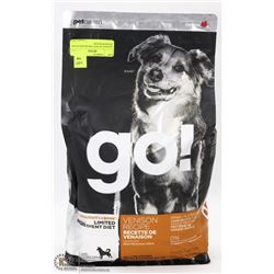 6LB BAG OF PETCUREAN DOG FOOD, VENISON RECIPE