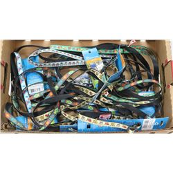 FLAT OF CAT COLLARS & LEASHES