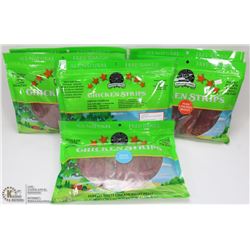 FLAT OF ALL NATURAL CHICKEN STRIPS DOG TREATS
