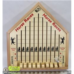 WOOD HORSE RACES GAME