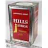 Image 1 : 22) VINTAGE HILLS BROS COMMERCIAL COFFEE TIN