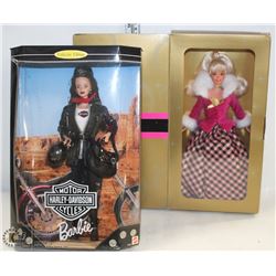 2 COLLECTIBLE BARBIES INCL WINTER RHAPSODY