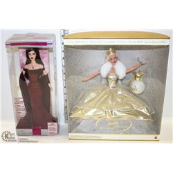 2 COLLECTIBLE BARBIES INCL 2000 BARBIE