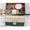 Image 1 : FISHING LOT, SOUTHBEND ROD & REEL COMBO, ICE ROD