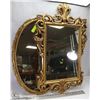 Image 1 : PAIR OF ESTATE GOLD TONE FRAMED MIRRORS. HOUSEHOLD