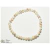 Image 1 : 4) FRESHWATER PEACH PEARL FLEXIBLE BRACELET