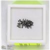 Image 1 : 7) GENUINE BLACK DIAMOND GEMSTONES