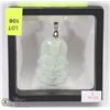 Image 1 : 8) GENUINE HAND CARVED JADEITE BUDDHA PENDANT