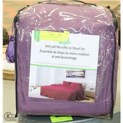 LILAC QUEEN SIZE ANTI PILL SUPER SOFT