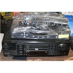 STACK OF OLDER STEREO COMPONENTS