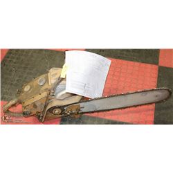 1950'S CHAINSAW WITH PAPERS (REFURBISHED)