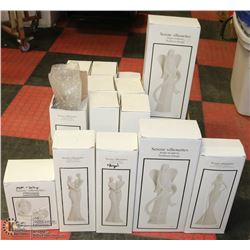 2 BOXES OF SERENE SILHOUETTE SCULPTURES