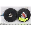 Image 1 : PAIR OF LUFKIN 100 FT & 30 METERS TAPE REELS
