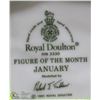 Image 2 : ROYAL DOULTON FIGURE OF THE MONTH JANUARY  1991