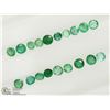 Image 1 : 30) GENUINE EMERALD GEMSTONES