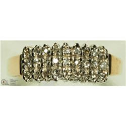 45) 10K GOLD DIAMOND ESTATE RING