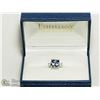 Image 3 : 50) 14K WHITE GOLD TANZANITE & DIAMOND RING