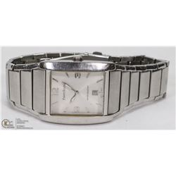 PERRY ELLIS STAINLESS STEEL MEN'S WATCH