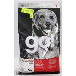 6LB BAG OF PETCUREAN DOG FOOD, LAMB RECIPE