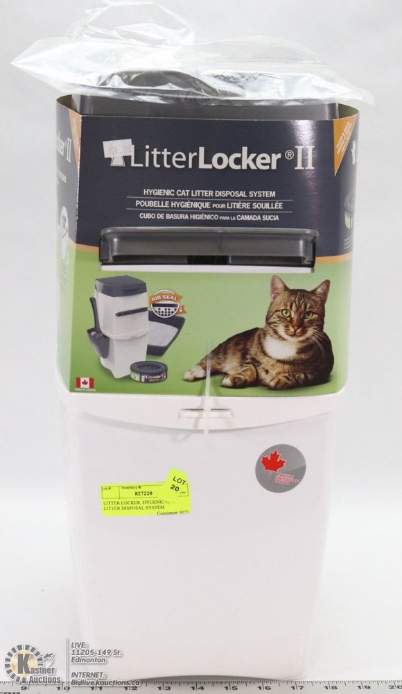 LITTER LOCKER HYGENIC CAT LITTER DISPOSAL SYSTEM