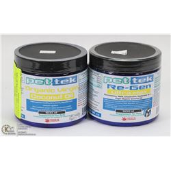 LOT OF 2 JARS OF PETTEK RE-GEN PET SUPPLEMENTS