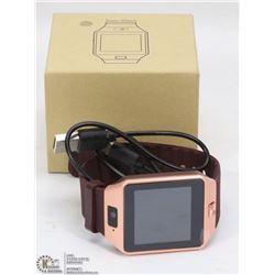 NEW COPPER TONE BLUETOOTH SMARTWATCH WITH