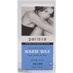 PARISSA WARM WAX SALON 4FL OZ COARSE HAIR.