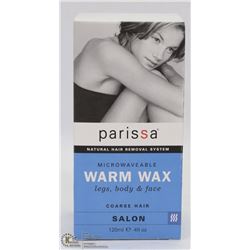 PARISSA WARM WAX SALON 4FL OZ COARSE HAIR.