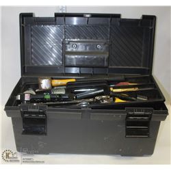 TOOL BOX WITH MASONARY SUPPLIES