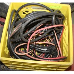 BOX OF HEAVY DUTY EXTENSION CORDS
