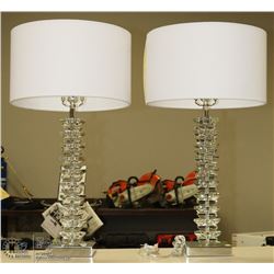 PAIR OF SHOWHOME LAMPS