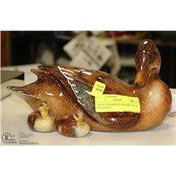 DUCKS UNLIMITED CERAMIC DUCK ORNAMENT