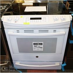 GE 30" SLIDE IN SELF CLEANING CONVECTION RANGE