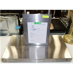 AS IS . GE PROFILE 30" RANGE HOOD 19X30X19,