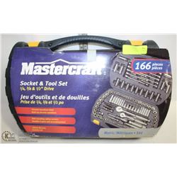 NEW MASTERCRAFT 166pc SOCKET & TOOL SET ( TOOLS )