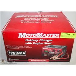 NEW MOTOMASTER BATTERY CHARGER W/ ENGINE