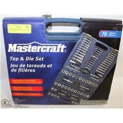 NEW 76pc MASTERCRAFT TAP & DIE SET ( TOOLS )