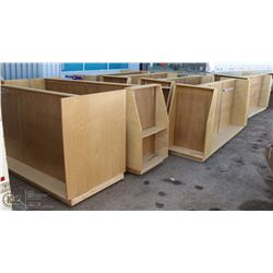 LOT OF 8 PETSTORE DISPLAY STANDS