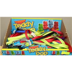 BOX WITH OVER 20 LEASHES. PETS