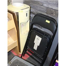 AS IS SYLVANIA WATER COOLER SOLD WITH 2 FOLDING