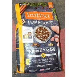 1.8KG BAG OF INSTINCT RAW BOOST  CHICKEN FLAVOUR