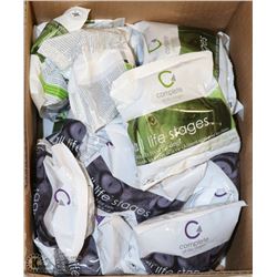 BOX OF ASSORTED COMPLETE HEALTH DOG FOOD. PETS