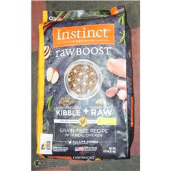 9.5KG BAG INSTINCT REAL CHICKEN GRAIN FREE DOG