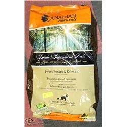 25LB BAG NATURALS DOG FOOD. PETS