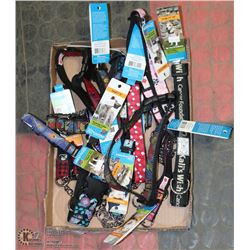 FLAT OF NEW DOG COLLARS ON CHOICE