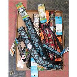 FLAT OF NEW DOG COLLARS ON CHOICE